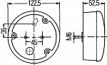 Фонарь указателя поворота, без предвключенного прибора, слева, справа, с поворотником, светодиодный