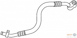 Трубопровод высокого / низкого давления, кондиционер MERCEDES-BENZ (W221),
