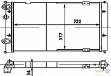 РАДИАТОР VW PASSAT 1.9TD  88-93, 2.8L 92-93,+АС =357121251/C/L