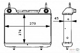 Масляный радиатор MERCEDES-BENZ CABRIOLET (A124),COUPE (C124),E-CLASS (W124),E-CLASS универсал (S124),KOMBI универсал (S124),седан (W124)