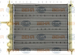Радиатор охлаждения двигателя FIAT MULTIPLA (186)
