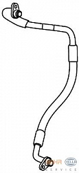 Трубопровод высокого / низкого давления, кондиционер CITROEN C6 (TD_)