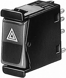 Выключатель аварийной сигнализации, (W1,2W) MERCEDES-BENZ W201, W123, W126, SL (R107)