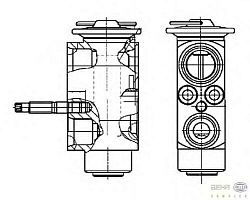 Расширительный клапан кондиционера BMW 3 (E46)
