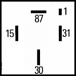 Реле, топливный насос AUDI 100 (44, 44Q, C3),100 Avant (44, 44Q, C3),200 (43),200 (44, 44Q),200 Avant (44, 44Q),80 (81, 85, B2),80 (89, 89Q, 8A, B3),90 (81, 85, B2),90 (89, 89Q, 8A, B3),COUPE (81, 85) VW GOLF I (17),JETTA I (16),PASSAT (32B)