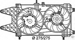 Вентилятор охлаждения двигателя FIAT PUNTO (188),PUNTO Van (188AX)