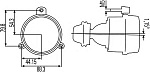 Модуль противотуманного света D80 мм (DE, H3)