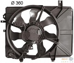 Вентилятор охлаждения двигателя HYUNDAI GETZ (TB)
