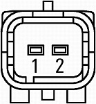 Датчик, частота вращения колеса, задняя ось двусторонне PEUGEOT 206 CC (2D),206 SW (2E/K),206 Хэтчбек (2A/C)