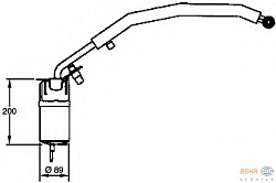 Осушитель кондиционера, с кнопочным выключателем FORD MONDEO III (B5Y),MONDEO III седан (B4Y),MONDEO III универсал (BWY)