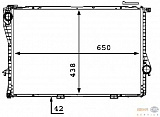 RADIATOR, WIDTH 438 MM