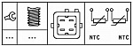 Датчик температуры охлаждающей жидкости DACIA LOGAN (LS_) MITSUBISHI CARISMA (DA_),CARISMA седан (DA_),SPACE STAR (DG_A) NISSAN CUBE (Z12),INTERSTAR бортовой,INTERSTAR автобус (X70)