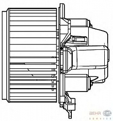 Моторчик печки FIAT BRAVO II (198),STILO (192),STILO Multi Wagon (192)