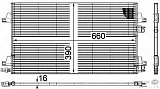 Конденсатор, кондиционер, без осушителя RENAULT LAGUNA II (BG0/1_),LAGUNA II Grandtour (KG0/1_),VEL SATIS (BJ0_)