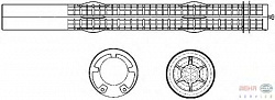 Осушитель кондиционера, с защитным кольцом, с запираемой крышкой SMART FORTWO Cabrio (451),FORTWO купе (451)