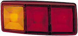 Стекло фонаря, с винтами, слева, справа, P21W R10W, с поворотником, со стоп-сигналом, с подсветкой номера, с габаритом