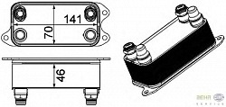 Радиатор АКПП (масляный) MERCEDES-BENZ (W204),(S204),(C204),,CLS (C218),CLS Shooting Brake (X218),(W212),E-CLASS T-Model (S212),E-CLASS кабрио (A207),E-CLASS купе (C207),SLK (R172)