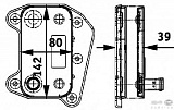 Радиатор масляный MB W203/W211
