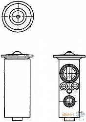 Расширительный клапан кондиционера RENAULT LAGUNA I (B56_, 556_),LAGUNA I Grandtour (K56_)