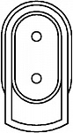 Датчик, частота вращения колеса, передняя ось, двусторонне FORD SCORPIO II (GFR, GGR),SCORPIO II универсал (GNR, GGR)