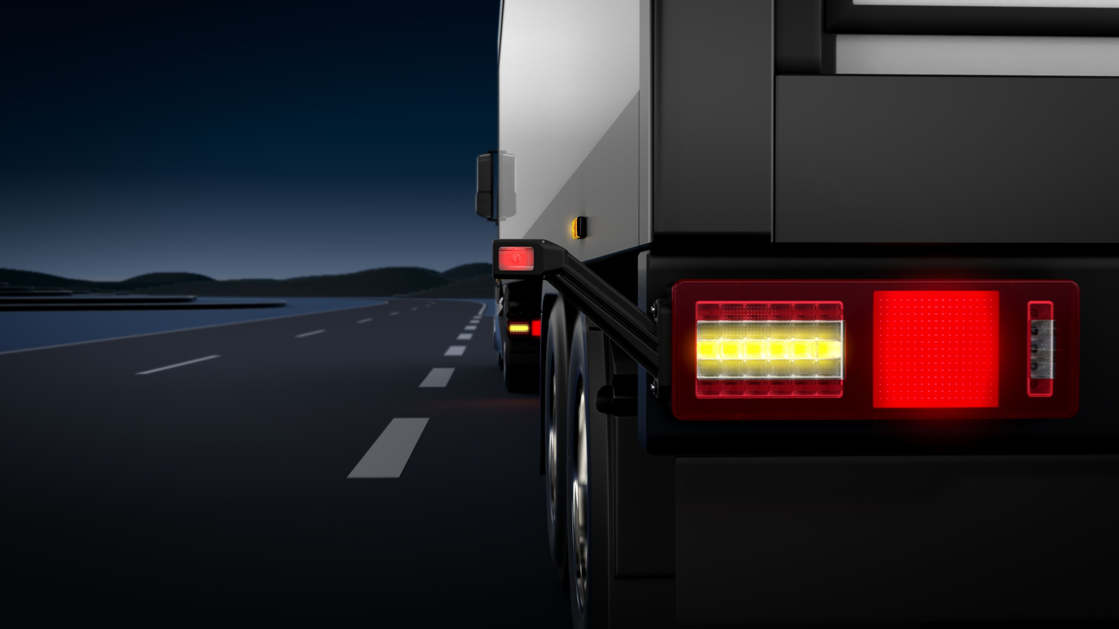 HELLA: Новый светодиодный задний фонарь для грузовика и прицепа 24 В