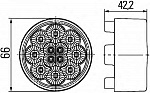 D66мм Фонарь указателя поворота LED 12V