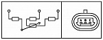 Датчик, положение дроссельной заслонки CITROEN AX (ZA-_),BERLINGO,SAXO (S0, S1),XANTIA (X1),XANTIA (X2),XANTIA Break (X1),XANTIA Break (X2),XSARA (N0,N1,N2), XSARA PICASSO (N68),,ZX (N2),ZX Break (N2)