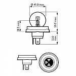 R2 12V- 45/40W (P45t)