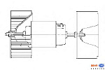 Мотор отопителя MB W463