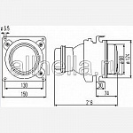 D100мм Ближний свет Ксенон модуль (DE, D2S, с блоком) 24V