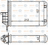 Радиатор печки FIAT SEICENTO (187)