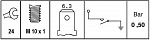 Датчик давления масла SEAT AROSA (6H) SKODA OCTAVIA (1U2/1U5), VW GOLF IV (1J1),LUPO (6X1, 6E1),POLO (6N1),POLO (6N2),POLO CLASSIC (6KV2),POLO Variant (6KV5),POLO фургон (6NF)