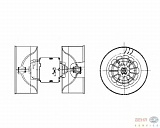 Мотор отопителя BMW E36 для а/м с конд.