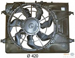 Вентилятор охлаждения двигателя HYUNDAI ELANTRA седан (HD),i30 (FD),i30 CW (FD)