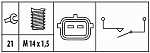 Выключатель, фара заднего хода FIAT SEDICI OPEL AGILA (B) (H08) SUBARU JUSTY II (JMA, MS),JUSTY III (G3X) SUZUKI ALTO V (GF),GRAND VITARA II (JT),IGNIS II,JIMNY (FJ),SPLASH,SWIFT III (MZ, EZ),SX4 (GY),WAGON R+ (MM)