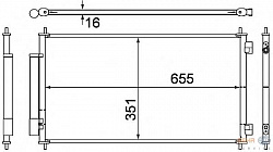 КОНДЕНСАТОР КОНДИЦИОНЕРА 8FC351308-781