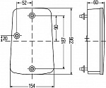 Задний фонарь, слева, для прицепов, C5W P21W PY21W, с поворотником, со стоп-сигналом, с противотуманкой, c катафотом, с габаритом