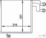 Испаритель кондиционера, без клапана экспансии FORD TRANSIT (FM, FN, FD, FB, FS, FZ, FC, FA)