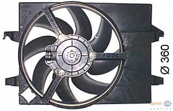 Вентилятор охлаждения двигателя FORD FIESTA V (JH_, JD_),FIESTA Van,FUSION (JU_)
