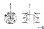 Моторчик печки BMW 3 (E46),X3 (E83)
