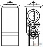 Расширительный клапан кондиционера PEUGEOT 206+ (T3E)