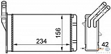 Радиатор печки CITROEN BERLINGO,XANTIA (X1),XANTIA Break (X1),XSARA (N1),XSARA Break (N2),XSARA купе (N0),ZX (N2),ZX Break (N2) PEUGEOT 306 (7B, N3, N5),306 Break (7E, N3, N5),306 кабрио (7D, N3, N5)