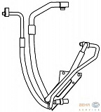 Трубопровод высокого / низкого давления, кондиционер FORD TRANSIT (FM, FN, FD, FB, FS, FZ, FC, FA)