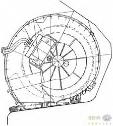 Моторчик печки NISSAN KUBISTAR (X76) RENAULT KANGOO (KC0/1_),KANGOO Express (FC0/1_)