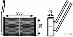 Радиатор печки LAND ROVER FREELANDER (LN),FREELANDER Soft Top