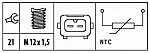 Датчик температуры охлаждающей жидкости VOLVO S40 I (VS),V40 универсал (VW)
