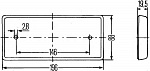 Фонарь указателя поворота, слева, справа, P21W, с поворотником