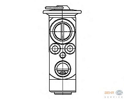 Расширительный клапан кондиционера MERCEDES-BENZ (W203),(S204),(CL203),(W463),(W220),S-CLASS купе (C215),SLK (R170),VIANO (W639),VITO / MIXTO фургон (W639),VITO автобус (W639)