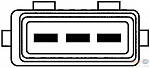 Вентилятор охлаждения двигателя VW CORRADO (53I),GOLF III (1H1),GOLF III Cabriolet (1E7),GOLF III Variant (1H5),PASSAT (3A2, 35I),PASSAT Variant (3A5, 35I),POLO (86C, 80),POLO CLASSIC (86C, 80),POLO купе (86C, 80),POLO фургон (86CF),VENTO (1H2)