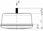 Фонарь D95мм Задний ход, противотуманный 12/24V